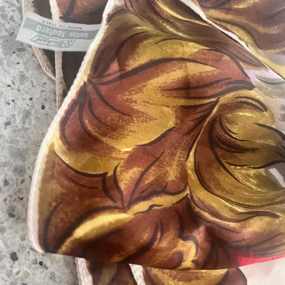 Vintage St Michael Satin Scarf - Picture 7 of 8